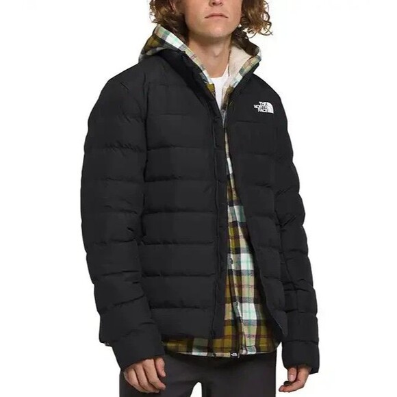 The North Face Big & Tall Aconcagua 3 Men's Black Puffer Jacket 4X - Picture 3 of 10